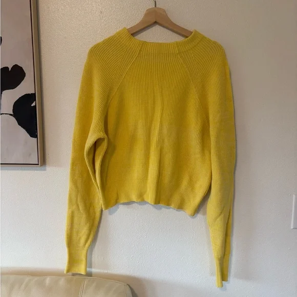 Free People Bright Yellow Turtleneck Sweater - Picture 10 of 11